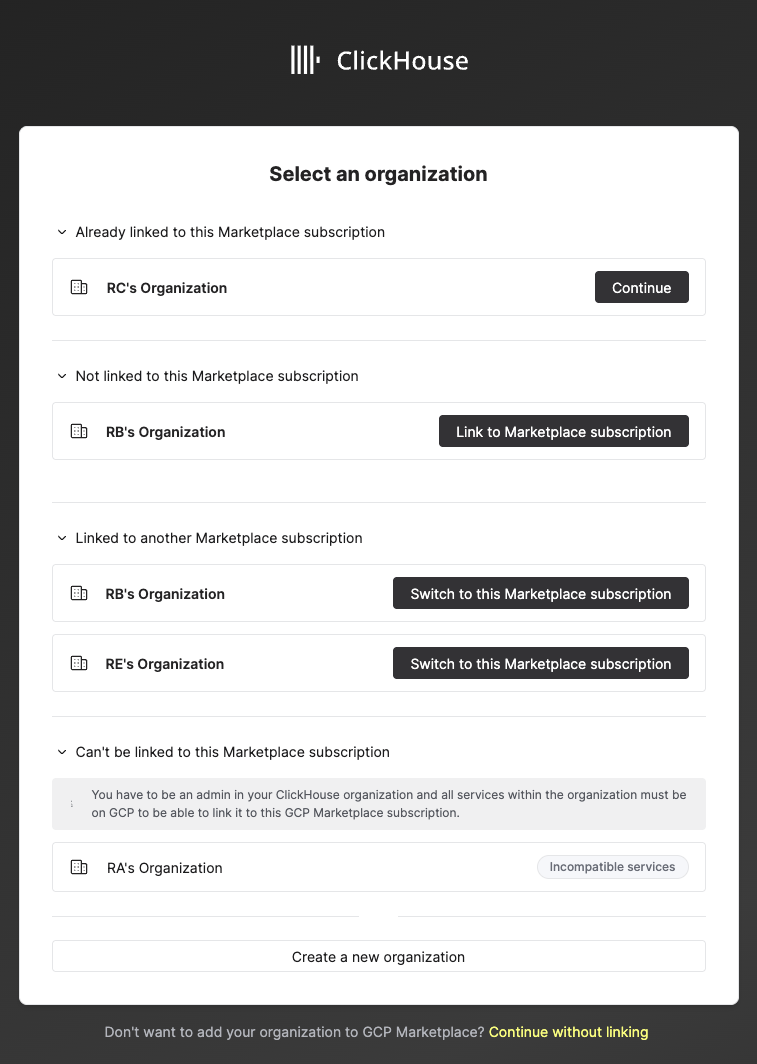 Добавление подписки Marketplace